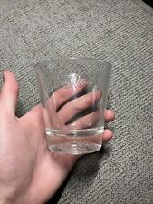 Crown Royal Glass Embossed Lowball Rocks Tumbler Bar Heavy  Tappered Circular picture