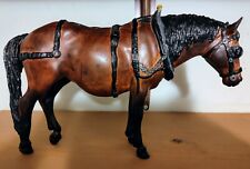 Breyer Custom CM Red Bay Old Timer Horse w Added CM Harness Christine Lewis 2013 picture