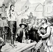 Execution Of Rev Stephen Burrows 1899 Victorian American History Ephemera DWZ2 picture