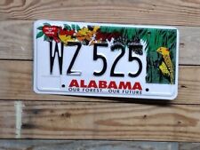 Alabama Expired 2005 Our Forest Our Future woodpecker License Plate Tags WZ 525 picture