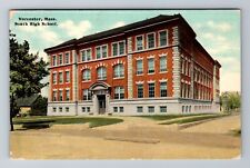 Worcester, MA-Massachusetts, South High School c1911, Vintage Souvenir Postcard picture
