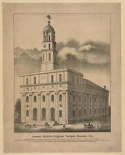 Photo:Joseph Smith's original temple,Nauvoo,Ills. picture