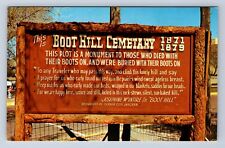 VINTAGE THIS IS BOOT HILL CEMETARY 1871-1879 DODGE CITY, KANSAS POSTCARD AT picture