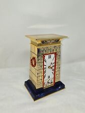 VTG FRANKLIN MINT CLOCK OF THE PHARAOH BY IBRAHIM SHAROUBIM AS IS picture