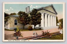 Postcard Curtis Lee Mansion Arlington Virginia VA, Vintage A9 picture