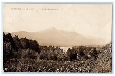 c1910's Mount Chocorua Lake Tamworth New Hampshire NH RPPC Photo Postcard picture