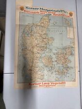 Vintage Demark Tourist card/Map picture