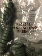 NOS Western Electric-Bell System- AT&T Handset Cord -51 Green Long 12' picture
