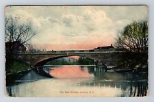 Canton NY-New York, The New Bridge, Antique Vintage Souvenir Postcard picture