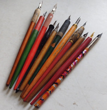 Vintage & Antique Dip Pens / Wood Nibs Drawing Eberhard Faber, Talens ,Dixon picture