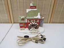 Department 56 Snow Village 1989 J Young Granary w/ Light Cord picture