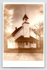 Postcard RPPC California Olinda CA Oak Highland School Brea 1910s Unposted picture