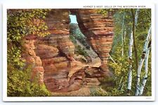 Postcard Hornet's Nest, Dells of Wisconsin River, Posted 1927 picture