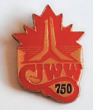 1989 JEUX CANADA Games CJWW 750 MEDIA PIN - Saskatoon, Saskatchewan Canada picture