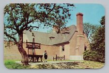 Postcard The Public Gaol Williamsburg Virginia c1952 picture