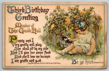1913  Happy Birthday Greetings   Postcard picture