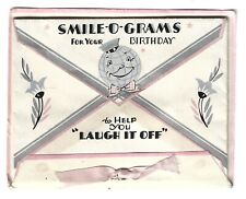 SMILE-O-GRAMS  ~ Vintage Pack of Humorous Birthday Jokes w/ Envelopes picture