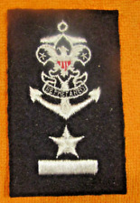 Boy Scouts of America Sea Scout SKIPPER Patch BSA on Blue picture