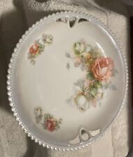 Antique Silesia Porcelain Cake Plate Platter 9