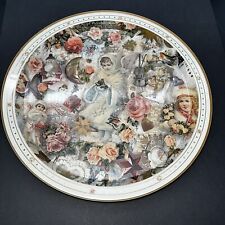 Vintage Victorian Merry Christmas and Bright New Year Tray 13 x 13 picture
