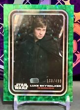 2023 Topps Star Wars Flagship Luke Skywalker #47 Green Foil 160/499 picture