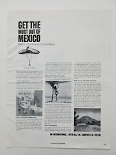 Mexico Vacation Acapulco Guadalajara Hilton Hotels 1964 Vintage Print Ad  picture