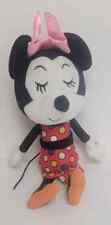 Disney Just Play Minnie Mouse Red Polka Dot Dress Plush toy doll Eyes Closed picture