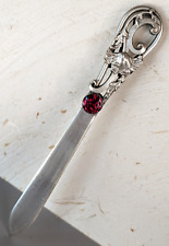 VERY NICE FRENCH ANTIQUEART NOUVEAU LETTER OPENER BOOKMARK picture