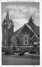 Byesville Ohio 1955 Postcard Main Avenue Methodist Church picture