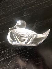 Waterford paperweight - duck picture