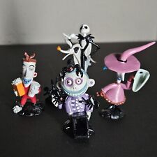 Vintage NBC Nightmare Before Christmas Disney Cake Toppers - Lot of 4 picture