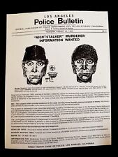 Night stalker 1985 Los Angeles Police Bulletin picture