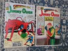 Jimmy Olsen Superman 54 & 56 Early Silver Age Comic Lot 10 Cents picture