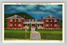 Boone NC-North Carolina, Night Scene Daniel Boone Hotel Vintage Postcard picture