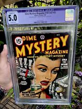Dime Mystery Magazine #147 V37 #3 October 1948 Slight Restoration CGC 5.0 Pulp picture