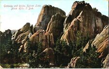 Postcard 1913 Gateway and Rocks Sylvan Lake Black Hills South Dakota A44 picture