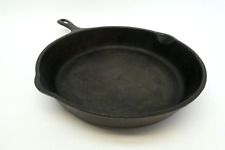 Vintage Wagner Ware 11 ¾ Skillet USA H Black Cast Iron No 10 Skillet Frying Pan picture