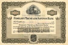 Fidelity Trust and Savings Bank - Banking Stocks picture