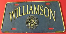 Williamson Free School Mechanical Trades Booster License Plate Media PA PLASTIC picture
