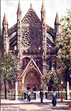 Postcard ENG London Tuck 7033 Westminster Abbey North Transept picture