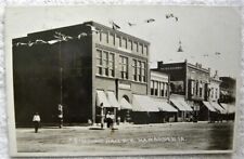 1915 Masonic Hall Block, Hawarden, Iowa IA Real Photo Pc, RPPC picture