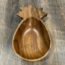 Vintage Wooden Pineapple Bowl Hawaii picture