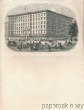 ca1850's Continental Hotel Corner Of Chestnut & 9th St. Philadelphia Lettersheet picture