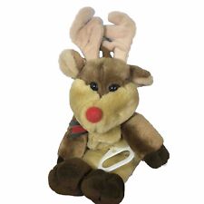 Vintage Plush Creations Inc. Musical Pull Reindeer Plays Jingle Bells Christmas picture