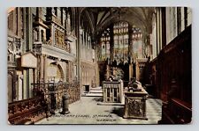 Postcard Beauchamp Chapel St Marys Warwick England, Antique M14 picture