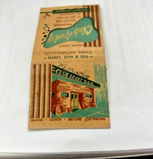 1950's Club Araby, Wyoming, NOS 30St Feature Matchbook  Longest Bar at 77 feet picture