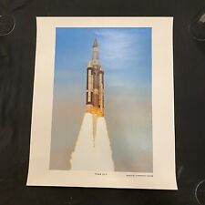 Vintage Lockheed Martin Marietta Titan III C Rocket Launch Poster 20” x 24” #1 picture