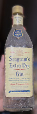 Seagram’s Extra Dry Gin Vintage Bottle 