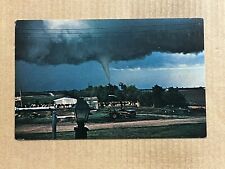 Postcard Lyons KS Kansas Tornado Farm Vintage PC picture