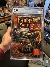 Fantastic Four 57 CGC 6.0 Dr Doom, Silver Surfer, Stan Lee Jack Kirby 1966 picture